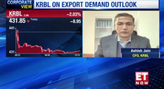 Media interaction Interaction of Mr. Ashish Jain, Chief Financial Officer with ET...