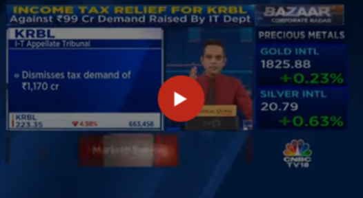 Media interaction Interaction of Mr. Ashish Jain, Chief Financial Officer with ET...