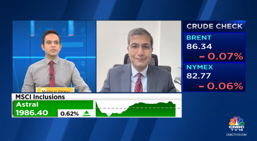 Media interaction Interaction of Mr. Ashish Jain, Chief Financial Officer with CNBC...
