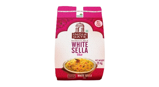 India Gate Sella Tibar White
